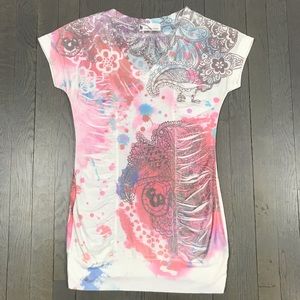 imaginary voyage Short Sleeve Graphic Print Shirt